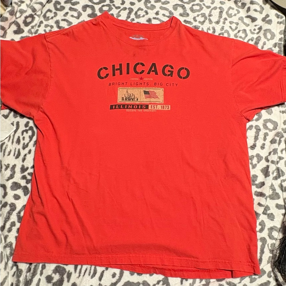 Hudson Jeans Red Graphic T-Shirt